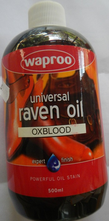 Waproo Raven Oil Oxblood "Waproo Raven Oil Waproo Leather Dye, Recolour of Shoes Bags Boots Belt